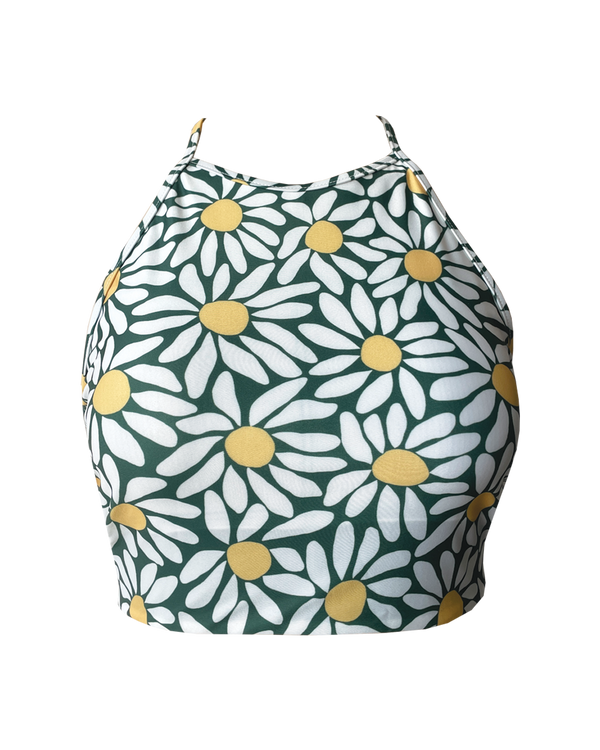 CROPPED HIGH NECK TOP - Daisy 25SS