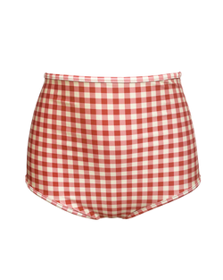 HIGH WAIST BOTTOM - Gingham Paprika