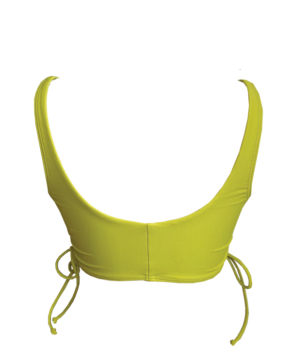 PULLOVER BIKINI TOP - Limecello